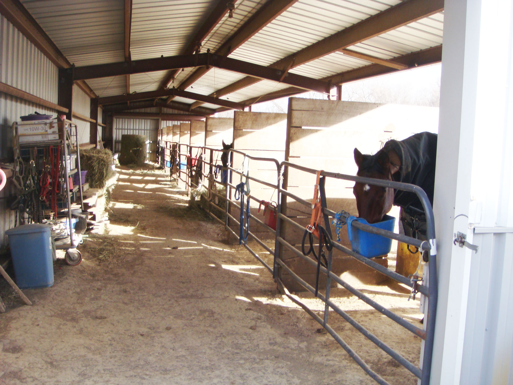 Outdoor Stalls With Runs